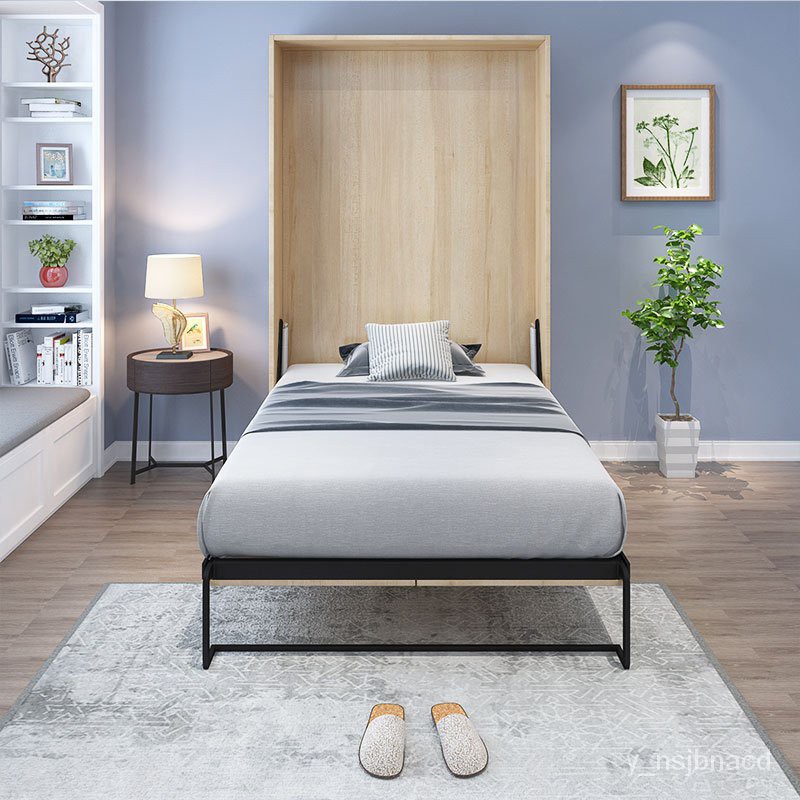 Invisible Folding Bed Manual Foot Home MultiFunctional Bed Space