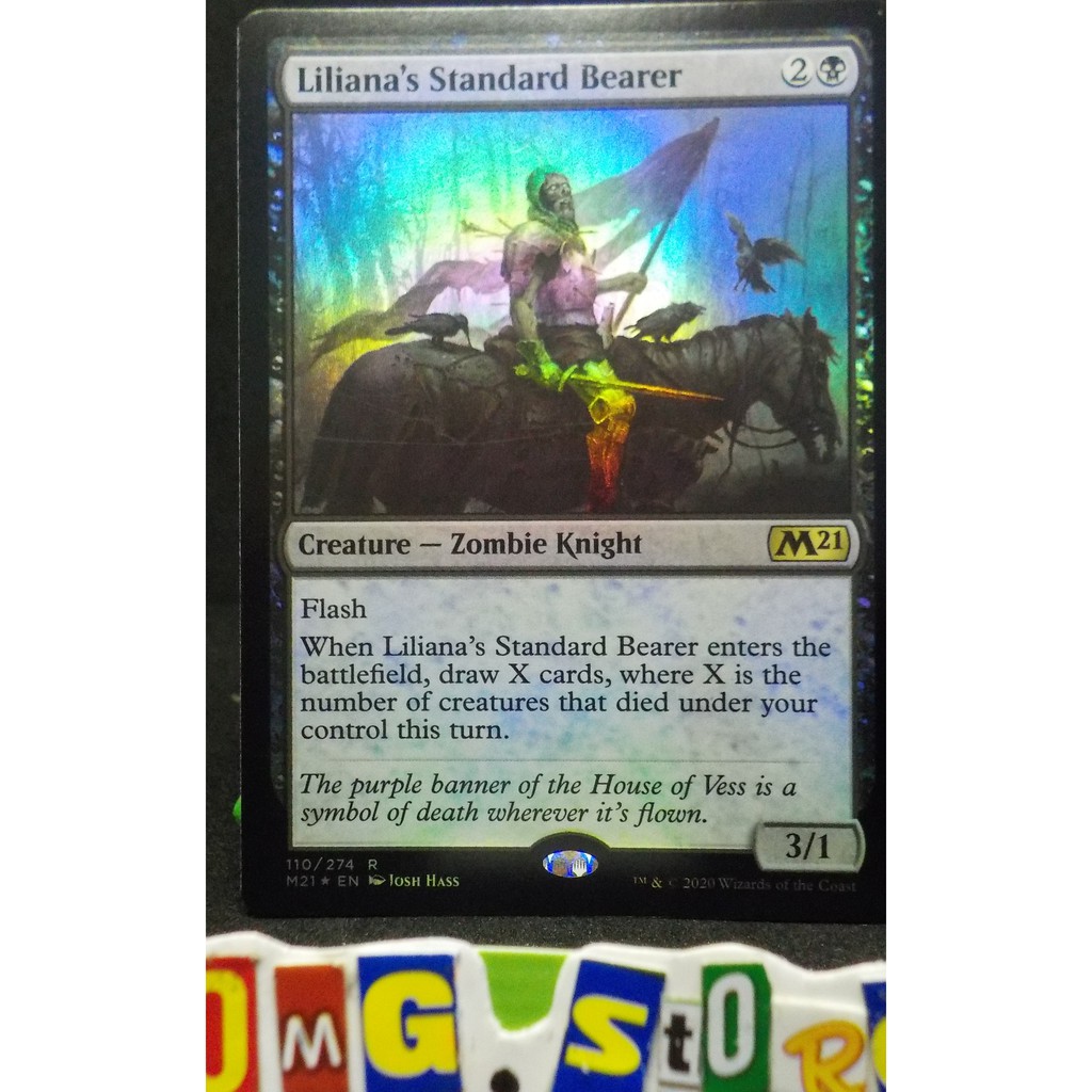 Liliana's Standard Bearer (Showcase) | Core Set 2021 [R]