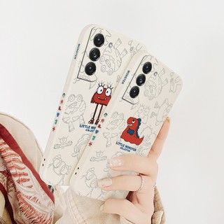 เคสโทรศัพท์มือถือ ซิลิโคน กันกระแทก ลายมอนสเตอร์ สําหรับ Samsung Galaxy S21 S20 Plus Ultra FE