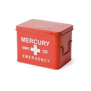 Mercury Emergency box Redกล่องยาฉุกเฉิน สีแดง