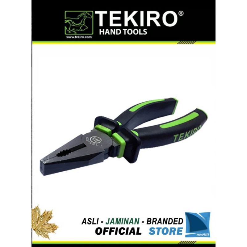 TEKIRO 7 INCH COMBINATION PLIERS (N - R) / COMBINATION PLIERS / เครื่องมือ - เครื่องมือ