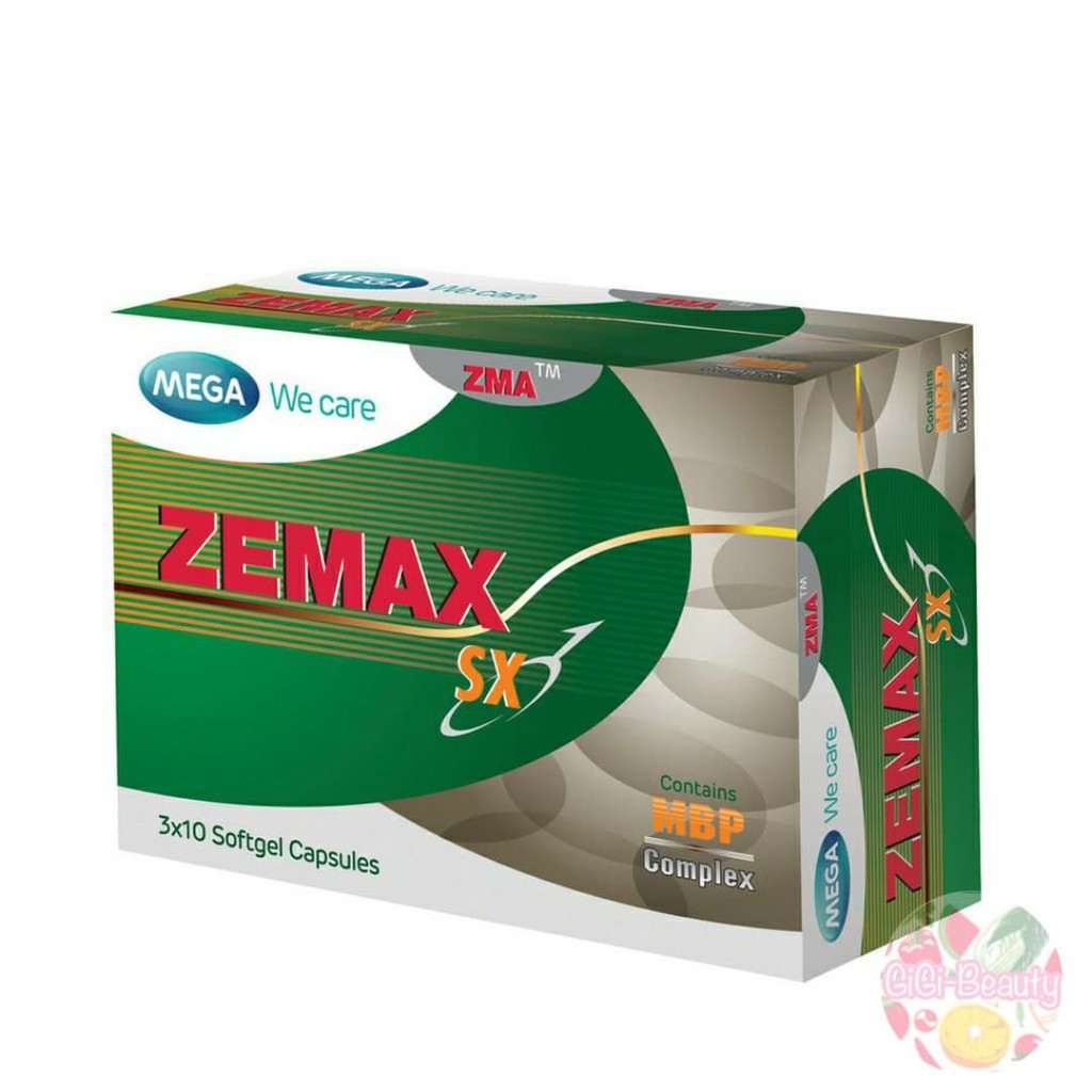 MEGA We Care Zemax SX 30 แคปซูล เมก้า วีแคร์ ซีแมกซ์ เอสเอ็กซ์