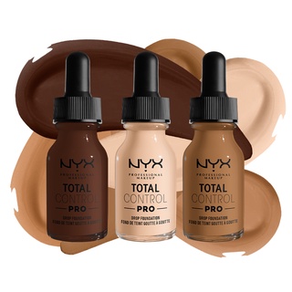 ของแท้/พร้อมส่ง NYX Professional Makeup Total Control Pro Drop Foundation นิกซ์ โทเทิล คอนโทรล โปร ฟาวเดชั่น