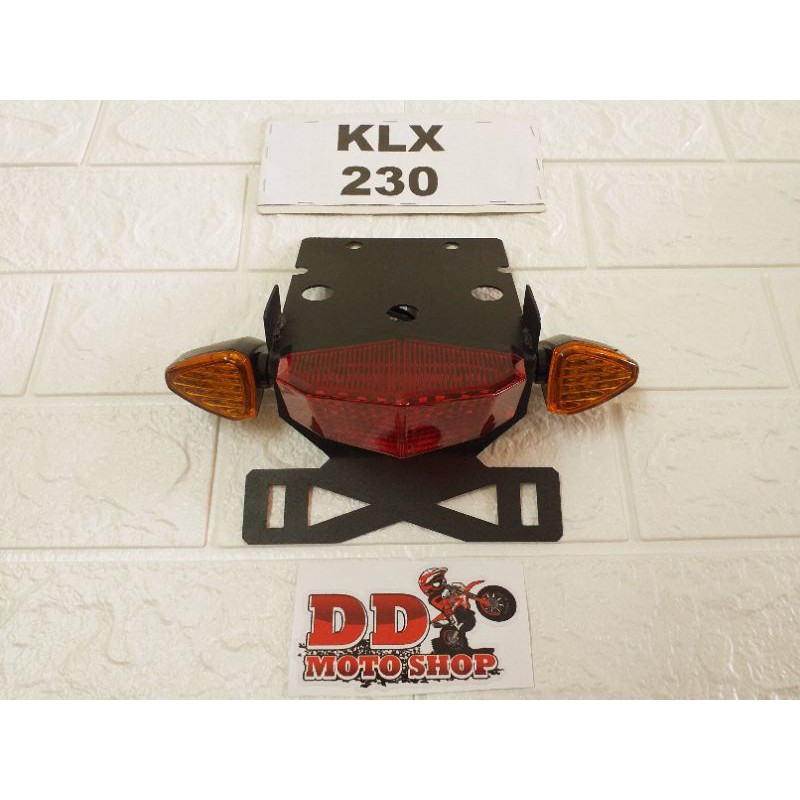 ท้ายสั้น klx230 #ใส่ไฟเลี้ยวแต่ง #โครงเหล็กหนา1.2mm #ไฟท้ายแต่งKLX230 KLX230S KLX230SE KLX230SM SHER