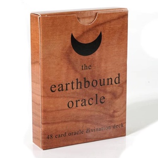 การ์ดเกม The Earthbound Oracle Deck Fortune Telling ของเล่นสําหรับเด็ก