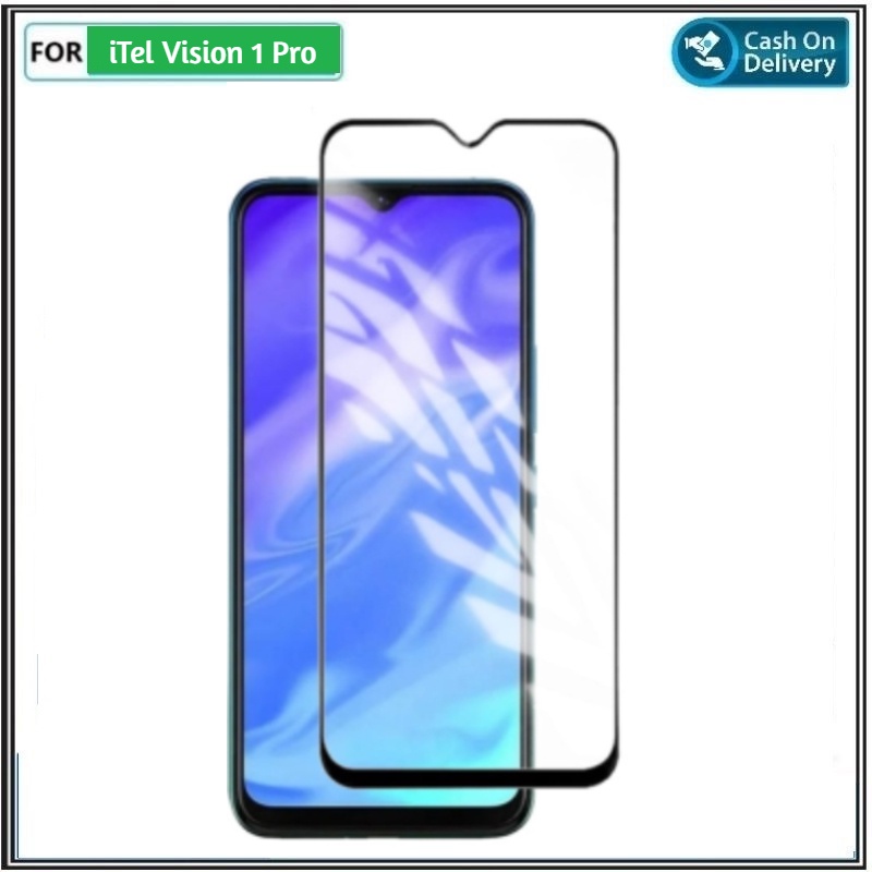 LAYAR กระจกนิรภัย iTel Vision 1 Pro Vision 1 Plus Vision 3 Vision 3 Plus ป้องกันหน้าจอ 9D