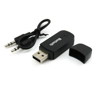 บลูทูธมิวสิค USB Bluetooth Audio Music Wireless Receiver Adapter 3.5mm