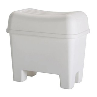 BURS เก้าอี้สตูลเก็บของได้ Stool with storage 56*34*52 (ขาว)