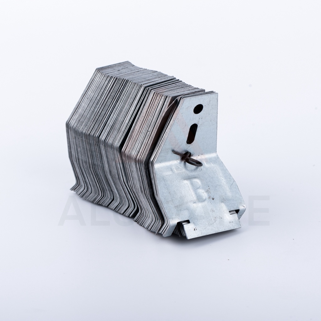 กิ๊บล็อค [100 ชิ้น] กิ๊ฟล็อก  ฝ้าทีบาร์ ฝ้าฉาบเรียบ อุปกรณ์ฝ้า Aluware AW086 - รูปที่ 5