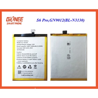 แบตเตอรี่ Gionee S6 Pro,GN9012(BL-N3130)(3131mAh.)