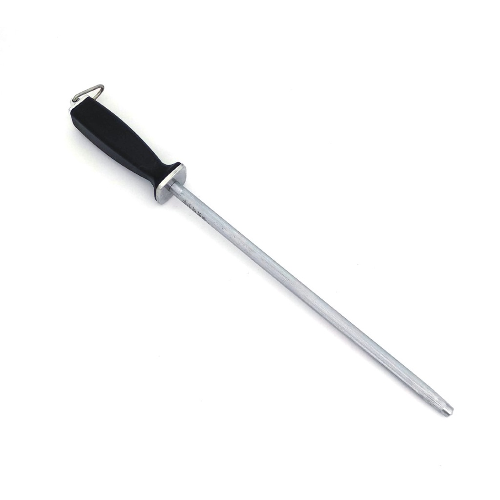 (ไต้หวัน) Professional Chef มีด Sharpener Rod Diamond Sharpening Stick Honing เหล็ก 12" -RITE KNIFE 