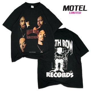 (จํานวนจํากัด) เสื้อยืดลําลอง แขนสั้น พิมพ์ลาย DEATH ROW RECORDS VINTAGE BOOTLEG OVERSIZE