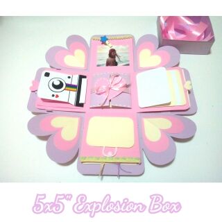 🎁🎉 กล่องของขวัญ ไซส์ใหญ่ 5x5" Explosion Box