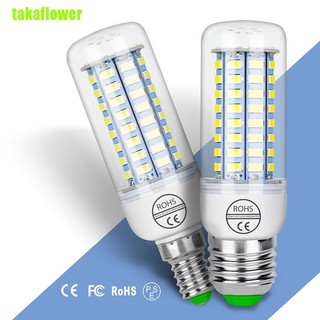 Takaflower e 27 e 14 7 w 9 w 12 w 15 w 20 w 25 w 5730 smd หลอดไฟ led สีวอร์มไวท์