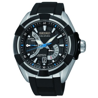 SEIKO นาฬิกาผู้ชาย สายเรซิ่น รุ่น SRH019 (สีดำ)