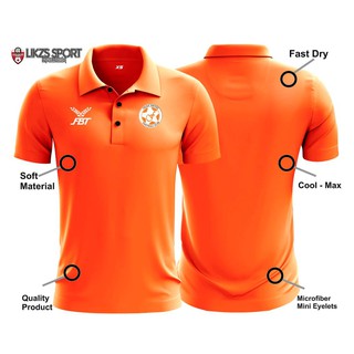 เสื้อโปโล Felda United Travel Jersey (DX1-FBT) แขนบอล สําหรับผู้ชาย