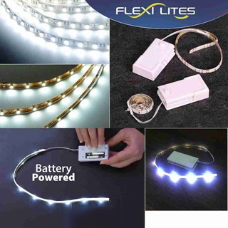 Flexi Lites ไฟ LED ชนิดเส้น ยืดยาว ปรับโค้งงอ เข้ามุม ได้ ไม่ต้องเดินสาย ติดตู้เสื้อผ้า ห้องครัว