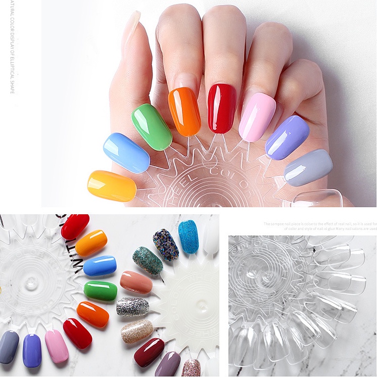 ชาร์ตสีทาเล็บ ที่ลองเล็บ เล็บปลอม Chart สีทาเล็บสำหรับทาสีให้ลูกค้าเลือก