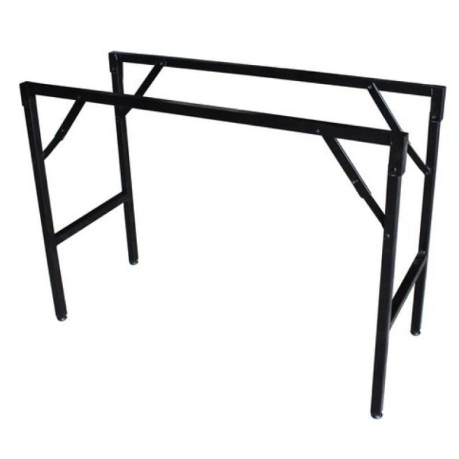 โครงขาพ่นสีดำ50*130 (เหมาะกับหน้าโต๊ะขนาด60*150cm.)