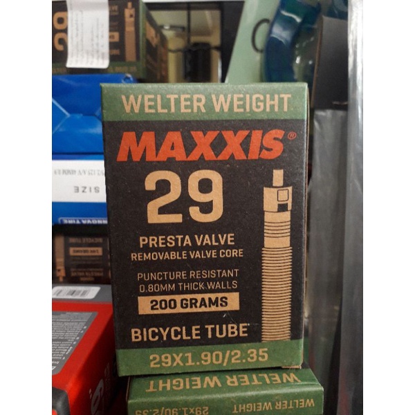 PSB NET ยางในจักรยานยี่ห้อMaxxis ขนาด29×1.90/2.35 FV33mm