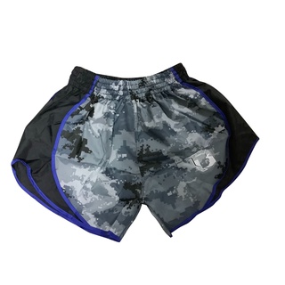 Booster Shorts Retro Hybrid Karo Blue