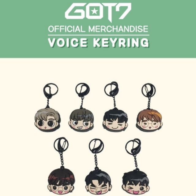 #GOT7 VOICE KEYRING