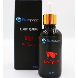 Blue space Bio Cyano เป็นแบคทีเรียสำหรับมากำจัดตะใคร่แดงโดยตรง ปลอดภัยต่อสิ่งมีชีวิตทุกชนิด ขนาดง50 ml.