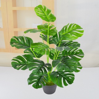 (พร้อมส่ง)ต้นไม้ปลอมเฉพาะต้นmonstera สูง 55CM.  035