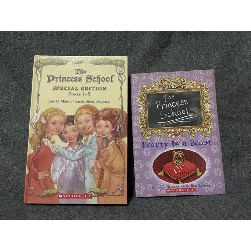 หนังสือ ENG (2ndHand) Princess School Special Edition Books 1-3 hardcover + Book4 - Sarah Hines Step