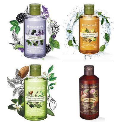 Yves Rocher Shower Gel ครีมอาบน้ำ ขนาด 200ml และ 400ml