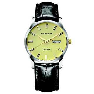 Sandoz นาฬิกา สายหนัง สีทอง SD89436AG01