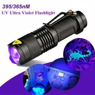 ไฟฉาย Uv Ultra Violet Led 395 / 365 Nm ตรวจสอบ