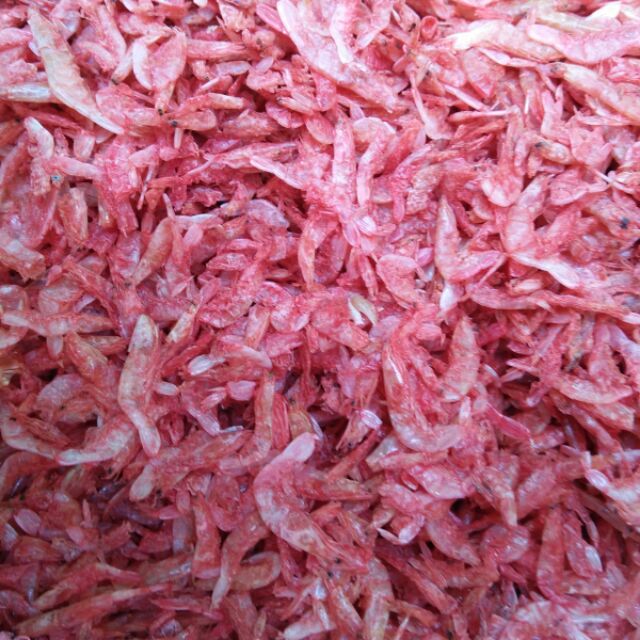 กุ้งฝอยอบ  Size 3L  กุ้งฝอยเสียบแบบจืด ตัวใหญ่ ไม่เค็ม แห้งดีมาก