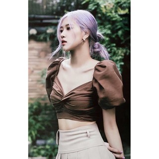 เสื้อดรอปรุ่นโรเซ่สไตล์เกาหลี