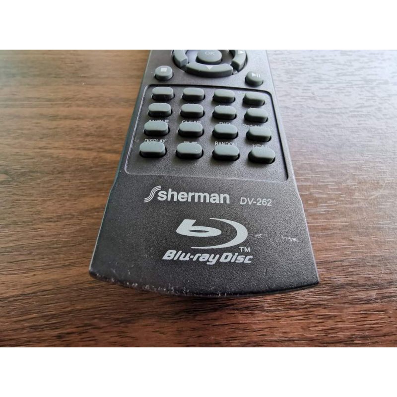 รีโมท Sherman Blu-Ray DV-262 SHERMAN BLURAY REMOTE Sherman Blu-Ray Disc Remote รีโมทบลูเรย์เชอร์แมน 