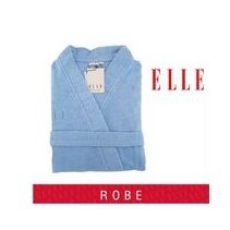 ELLE  Bath robe ชุดคลุมอาบน้ำ Cotton 100% ขนาด Free Size  จำนวน1ชุด