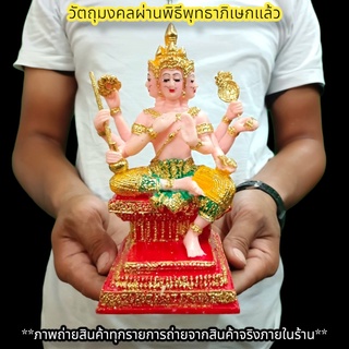 ท่านท้าวมหาพรหม พระวรกายสีเนื้อ (หน้าตัก3นิ้ว)พระพรหมลิขิต ขอพรให้ท่านเมตตาด้านการงานความเจริญก้าวหน้าและปกปักรักษา