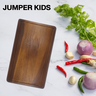 Jumper เขียงไม้จามจุรีสี่เหลี่ยม เขียงหั่นผัก เขียง เขียงไม้ ไม้แท้ เกรดทำอาหาร wooden chopping board Foor Grade