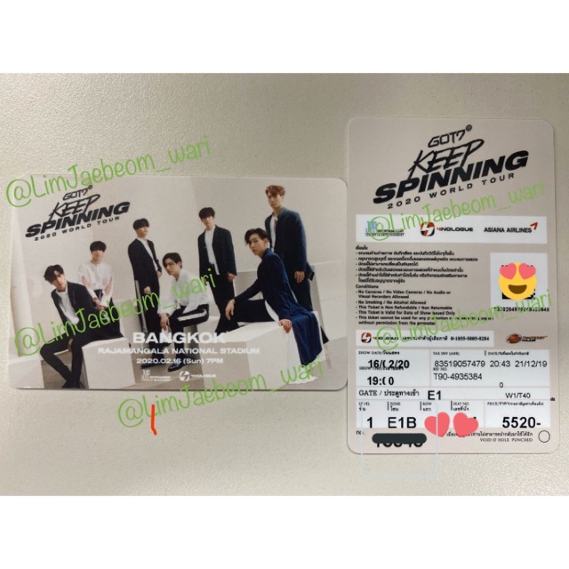 พรี DVD GOT7 2019 WORLD TOUR KEEP SPINNING IN SEOUL