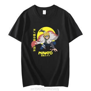 ใหม่ เสื้อยืด แขนสั้น พิมพ์ลายกราฟฟิคการ์ตูนนารูโตะ BANDAI Namikaze Minato สไตล์ฮาราจูกุ สําหรับผู้ชาย ผู้หญิง JJLV37777