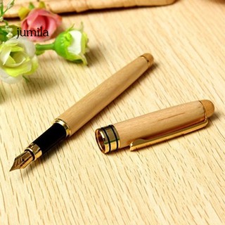 JULA Fashion Student Teacher Wood Fluent Writing Fountain Pen Birthday Business Gift