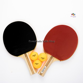 CROWN STAR  TABLE TENNIS ไม้ปิงปองชุด 1 คู่ พร้อมลูก 3 ลูก