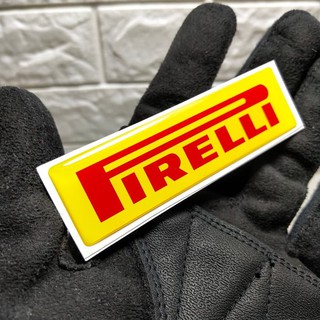 สติกเกอร์ ลายนูน pirelli สําหรับติดตกแต่ง