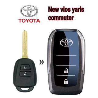 กรอบกุญแจพับToyota New vios yaris commuter