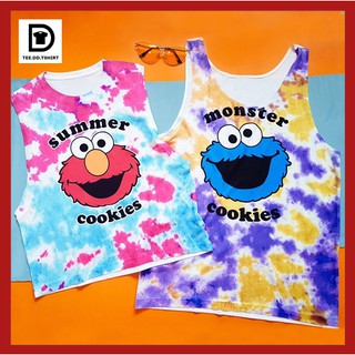 TEE.DD.TSHIRT เสื้อกล้าม มัดย้อม Cute Monster มีให้เลือก 2 ทรง ใส่ได้ทั้ง ผู้ชายและผู้หญิง ผ้านุ่ม สกรีนด้านหน้าเต็มตัว