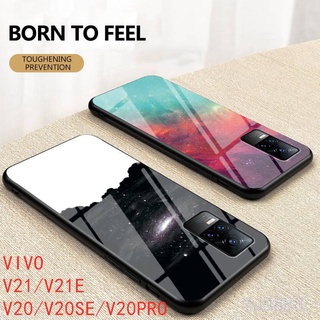 Yjd เคสโทรศัพท์มือถือกันกระแทกสําหรับ Vivo V21 V21E V20 V20Se V20Pro Vivo V 20 21 E Se Pro Starry Sky