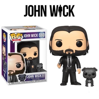 Funky Pop! John Wick-John ไส้ตะเกียง พร้อมสุนัข #โมเดลตุ๊กตาฟิกเกอร์ 580 องศา พร้อมกล่องป้องกัน ของเล่นสําหรับเด็ก ของขวัญวันเกิด