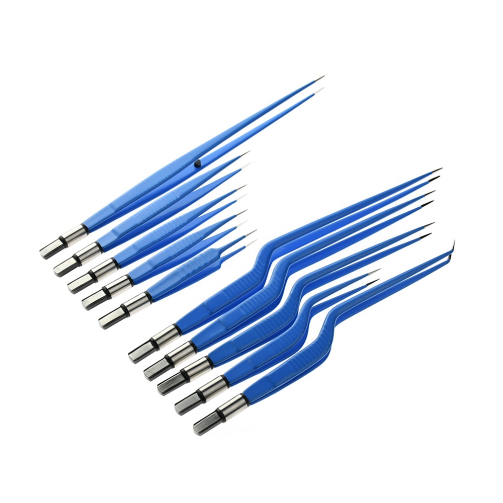 1 ชิ้นแหนบ Bipolar ทิ้ง, สแตนเลส Bipolar Forceps, (ขนาดต่างๆ) IEC Specification Forceps สําหรับ Bipo