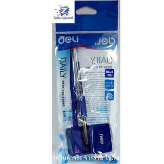 Deli 6791 Desk Pen Stand ปากกาเจลแบบตั้งโต๊ะ หมึกน้ำเงิน ขนาดเส้น 0.5mm (แพ็ค 1 แท่ง)