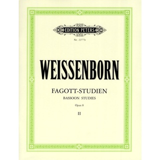 (Bassoon)Weissenborn (1837 – 1888) Bassoon Studies op. 8/2 (EP2277B)